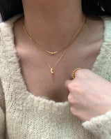(silver925) シルキーボールネックレス *gold