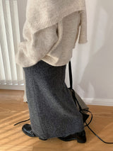 コレクションウールレイヤードVネックニット