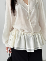 elin string blouse (2color)