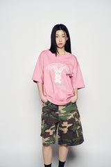 25SS カモフラージュカーゴポケットショートパンツ カーモ