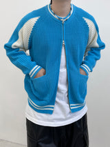 Nordi varsity knit zip-up 4C