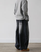 CROSS DEEP DENIM PANTS LB