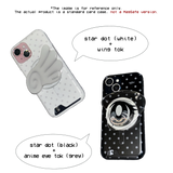 star dot card pocket phone case