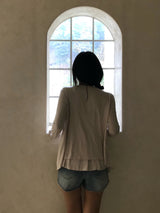 Needs Inner Cap Lace Flare Top & Cardigan SET