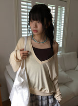 Tecto Summer V-Neck Loose-Fit Knit