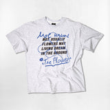 Flower Line Over-fit T-Shirts - 4COLOR