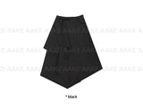 UNBALANCE WRAP LAYERED SKIRT