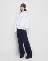26SS WOMAN オープンカッティングデニムパンツ