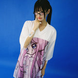Sad Angel Satin Top - PINK