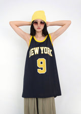 (UINISEX)Oversized New York Tank Top