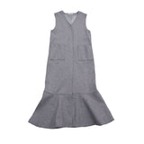 Mermaid long gilet (fur nothing)
