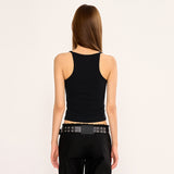 Low Tank Top - Black