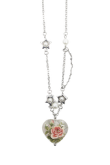 フラワー ラブ スター ネックレス(2color)