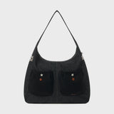 デニムホーボーバッグ (Black)