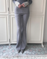 ben over low ribbed bootcut knit pt