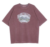 No.0821 BV printing washing half T