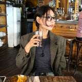 [MADE] NEW MEGURO チェックジャケット, WOOL 50%