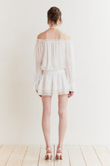 ANGEL HOOK DRESS white
