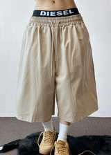 Miti Hip Patch Balloon Cotton Bermuda Shorts 3color