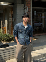 Ain denim trucker jacket