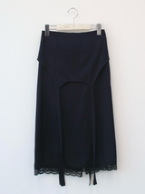 closet satin lace skirt 