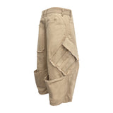 VTG BACK BOOTS CARGO SHORTS_BEIGE