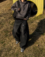 El domingo balloon denim pants