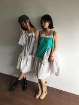 メリ レース ノースリーブ (3color)