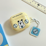 music butter yellow airpods hard case