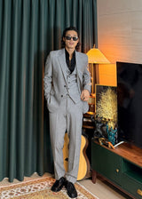 Bokashi Half-Banding Slacks 3COLOR
