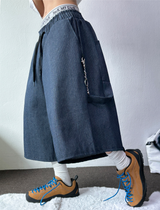 サニーサイドアップ 🖤✨ストライプカーペンターバルーンデニム 💙2COLOR