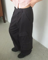 フィットダイアゴナルカーゴポケットワイドパンツ