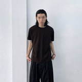 Vertical Texture Baggy t Shirt
