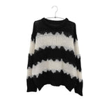 Jera Rouge Alpaca Color Block Knit (5c)