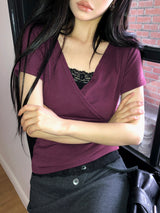 Linoc Wrap Short-Sleeve T-Shirt