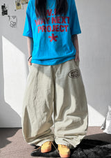 Willy Graphic Tattoo Print Balloon Pants 2color