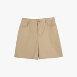 Stranger Regular Fit Cotton Short Pants (Beige)