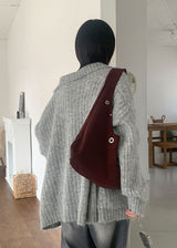 HIGH NECK HALF CARDIGAN