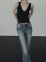 Bailon Flower Jacquard Sleeveless