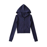 Color Point Hood Jacket