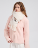 Roarin Oversized Hood Zip-Up Quilted Coat Pink