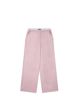 (Unisex) エッセンシャルストレッチフィットロングスリーブパジャマセット　ピンク