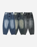 Pove Curved Denim Pants
