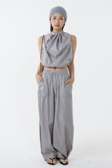 FLOW MOOD TOP_ASH GRAY