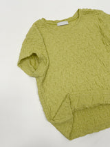 Embossed Wrinkle Short Sleeve T-shirt