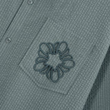 [24SS LSD COLLECTION] Cotton Seersucker Short-sleeve Shirt_Khaki