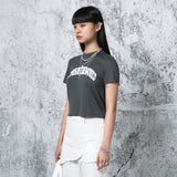 クロップドアーチロゴTシャツ (WHITE)