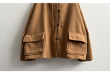 Heel double wool royal boxy pocket hooded coat 