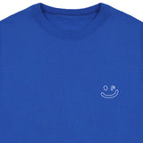 [UNISEX] Small Line Drawing Smile Short Sleeve T-Shirt