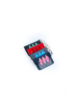 YMW argyle wallet -  red